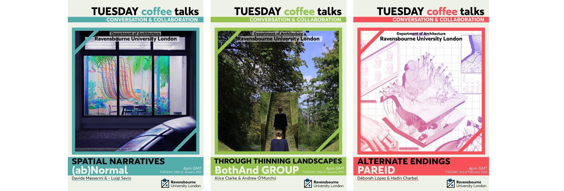 Architecture Tuesday Coffee Talks posters