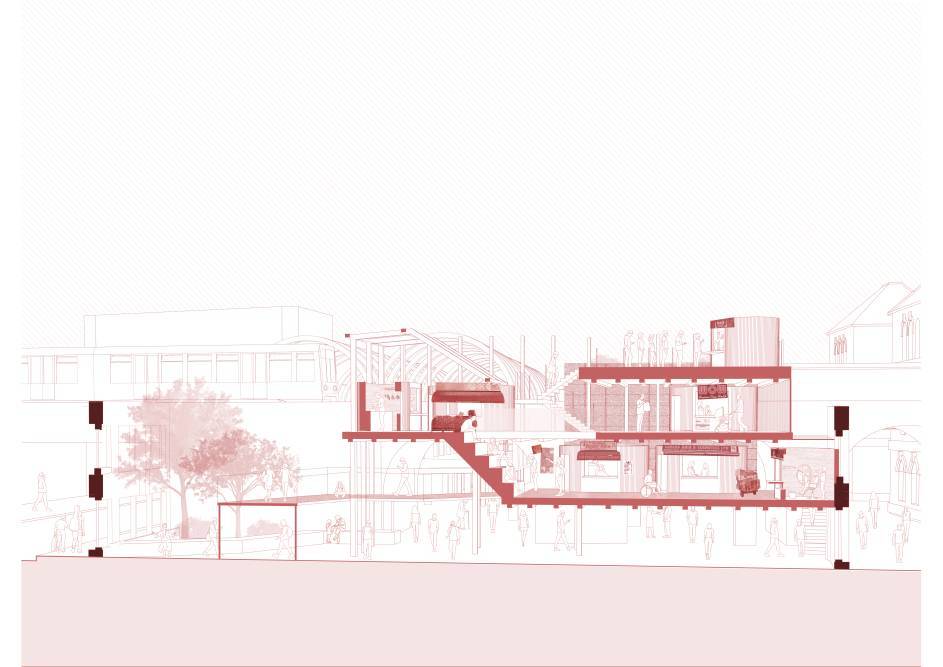 Schematic of Peckham social club